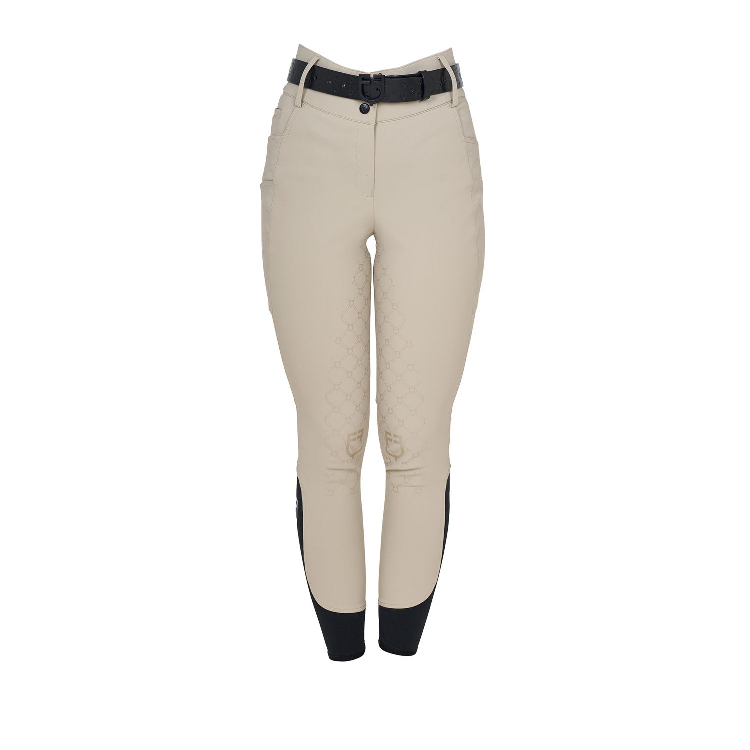 Pantalones de mujer de tiro alto monograma Equestro