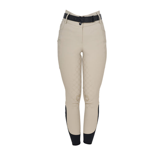 Pantalones de mujer de tiro alto monograma Equestro
