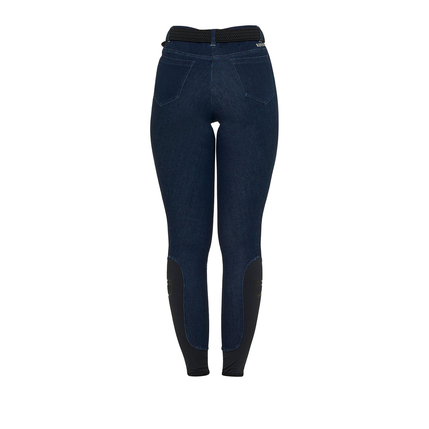 Pantalones de mujer de tela denim Equestro - Blue Denim