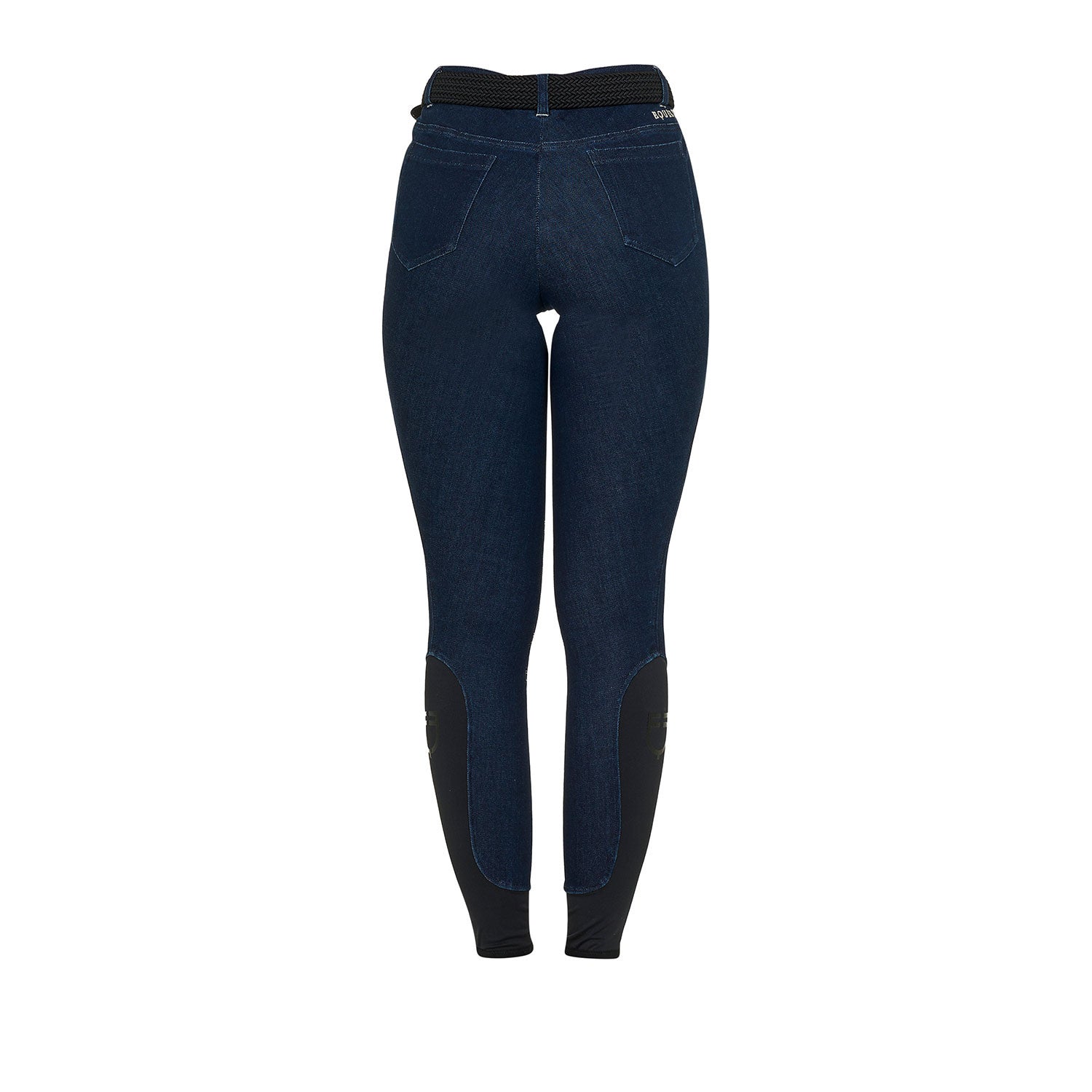 Pantalones de mujer de tela denim Equestro - Blue Denim