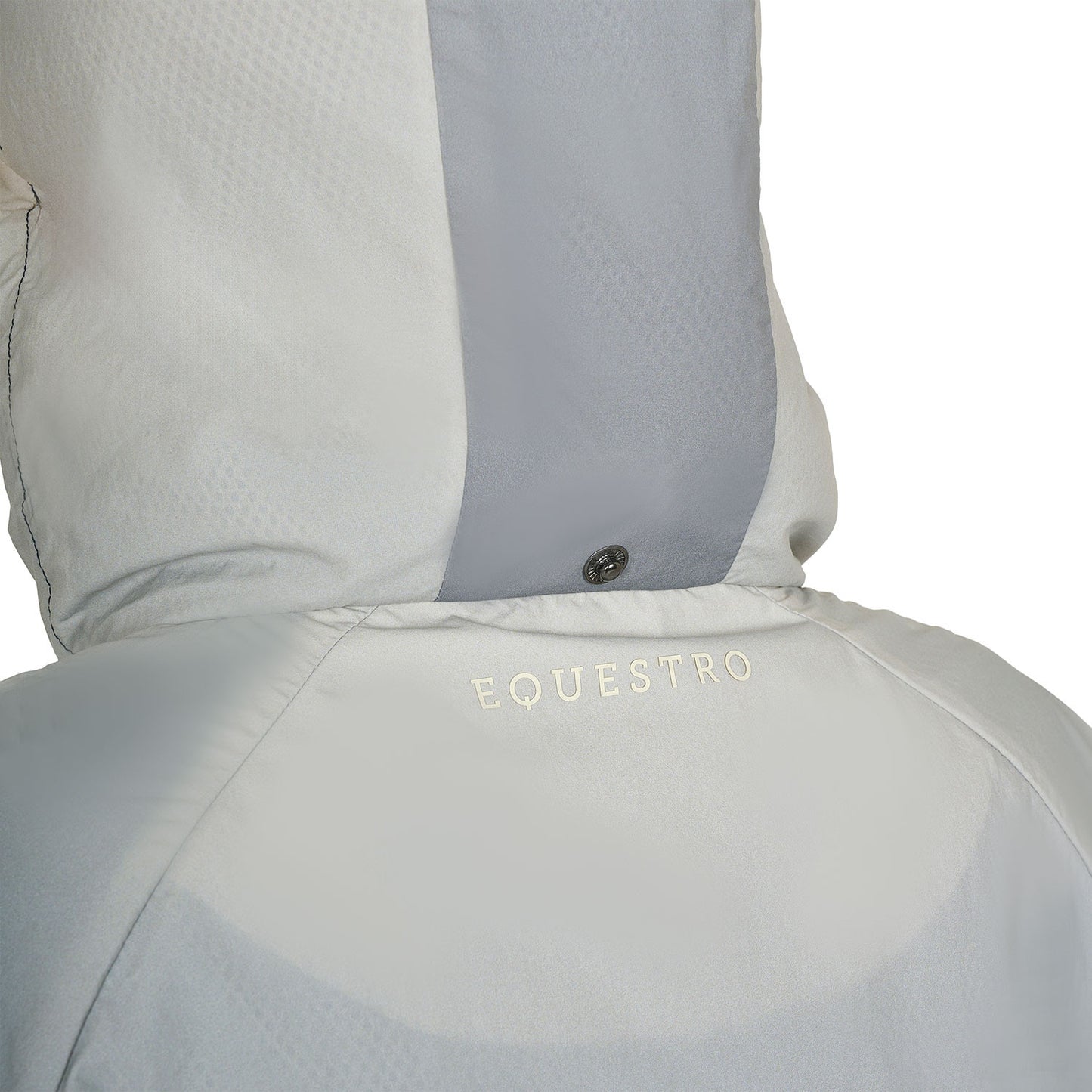 Chaqueta impermeable de mujer Equestro - Navy Blazer(19-3923)/Harbor Mist(14-4202)/Antique White