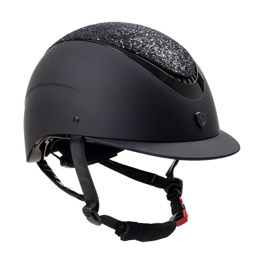 Casco con visera estrecha con brillantitos homologación EN 1384-2023 Equestro