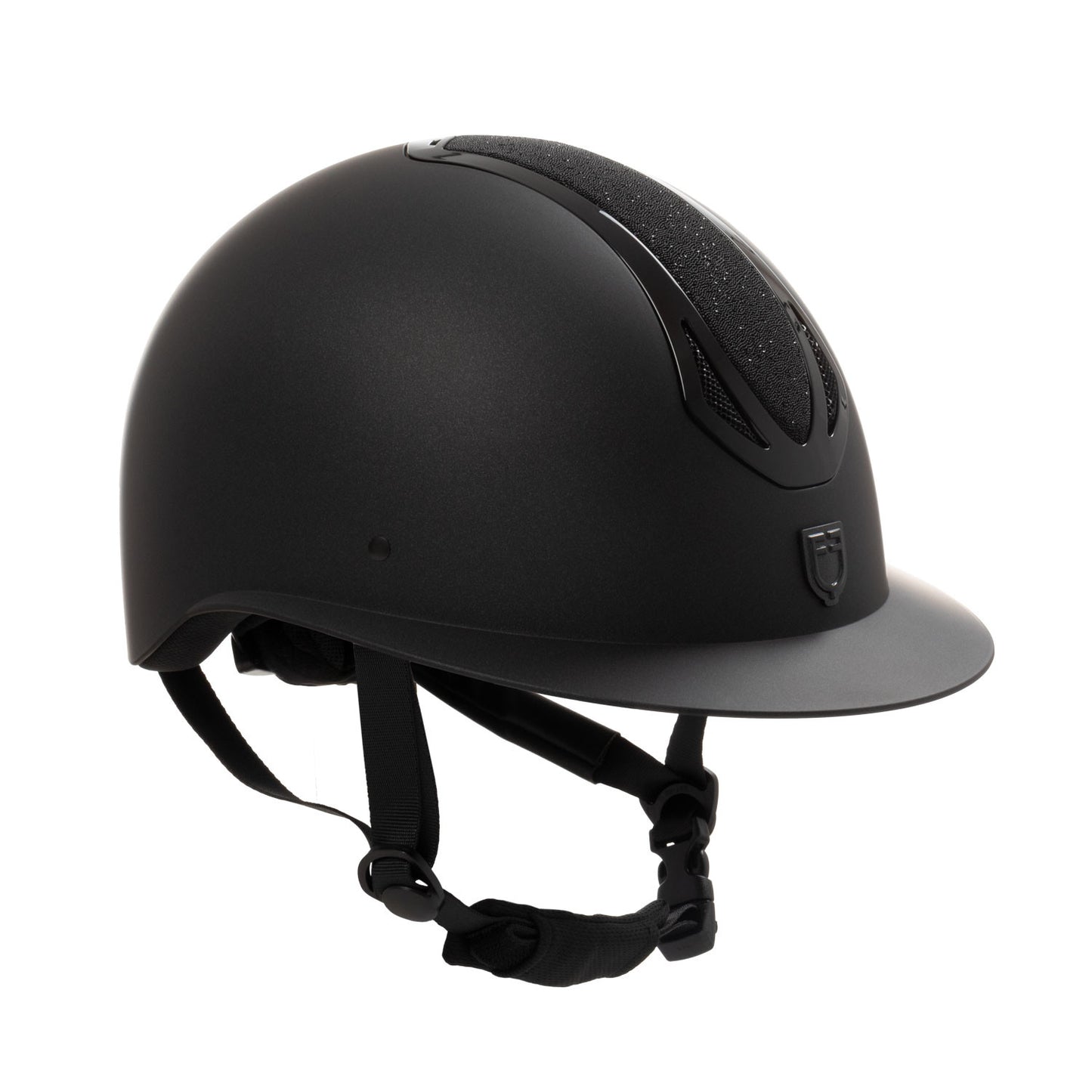 Casco de Mujer Azael Stone visera ancha y strass homologación EN 1384-2023 Equestro