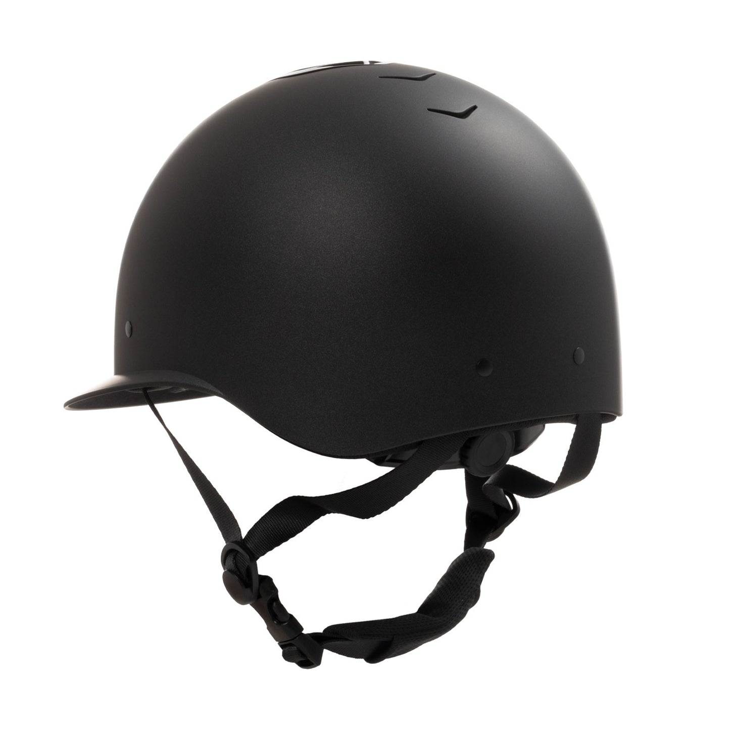 Casco de Mujer Azael Stone visera ancha y strass homologación EN 1384-2023 Equestro - Black/Black