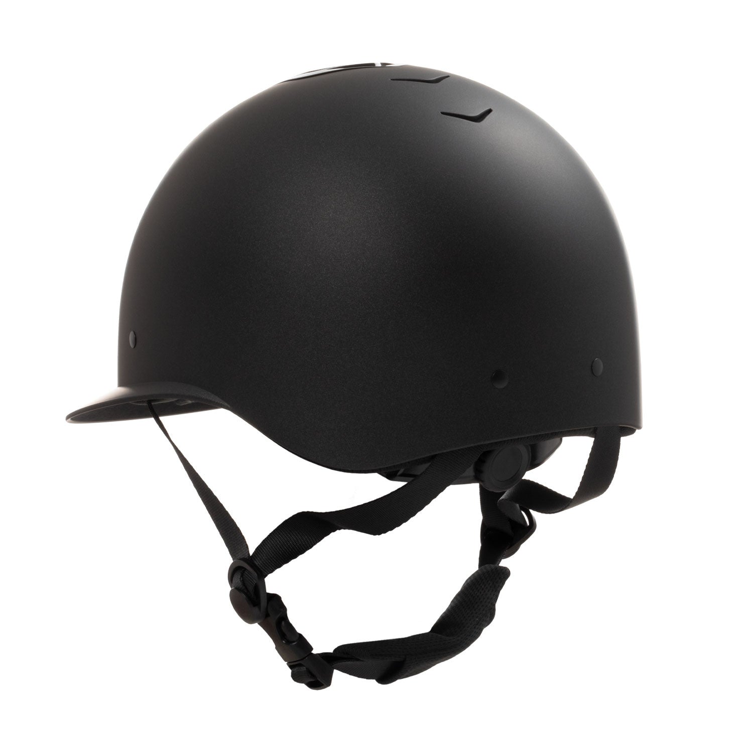 Casco de Mujer Azael Stone visera ancha y strass homologación EN 1384-2023 Equestro - Black/Black
