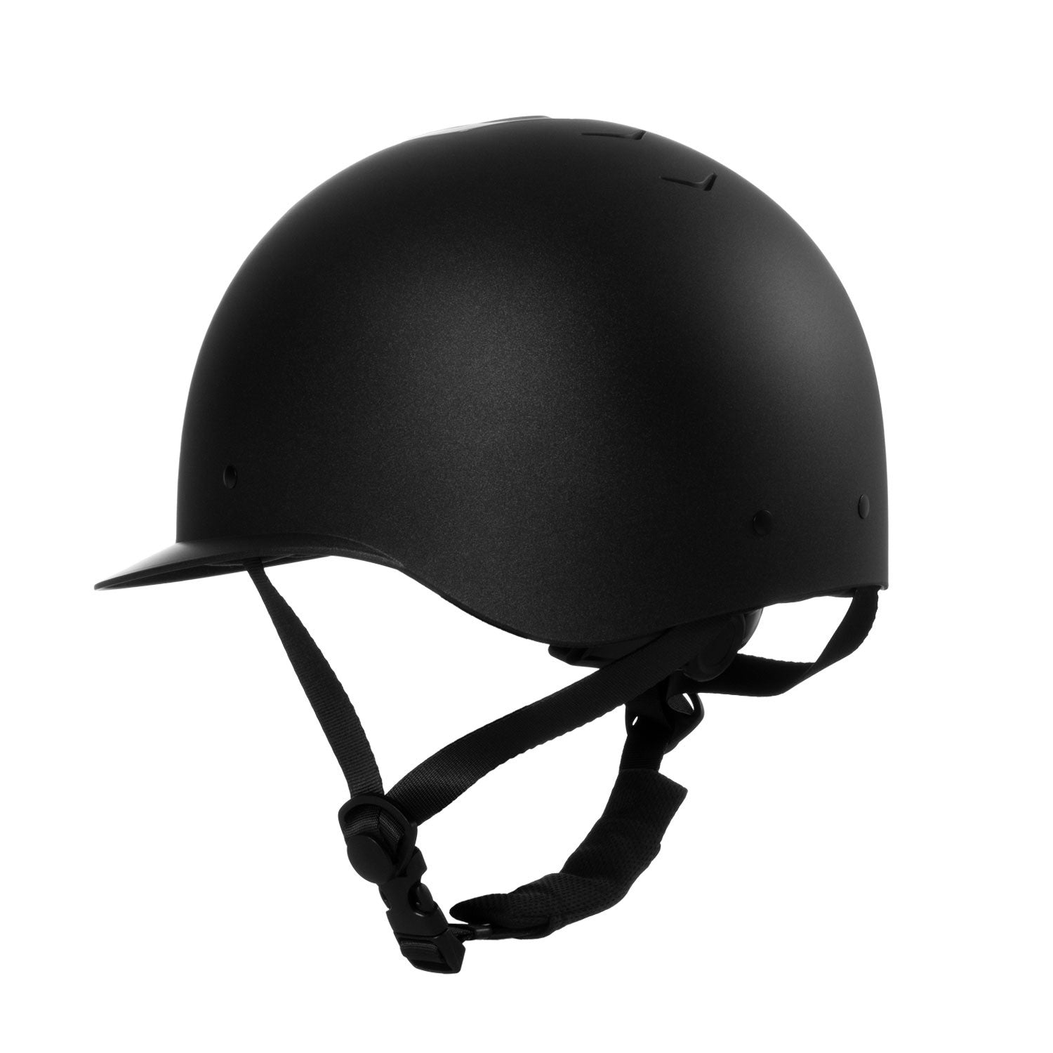 Casco de mujer con visera ancha homologación EN 1384-2023 Equestro - Black/Gunmetal