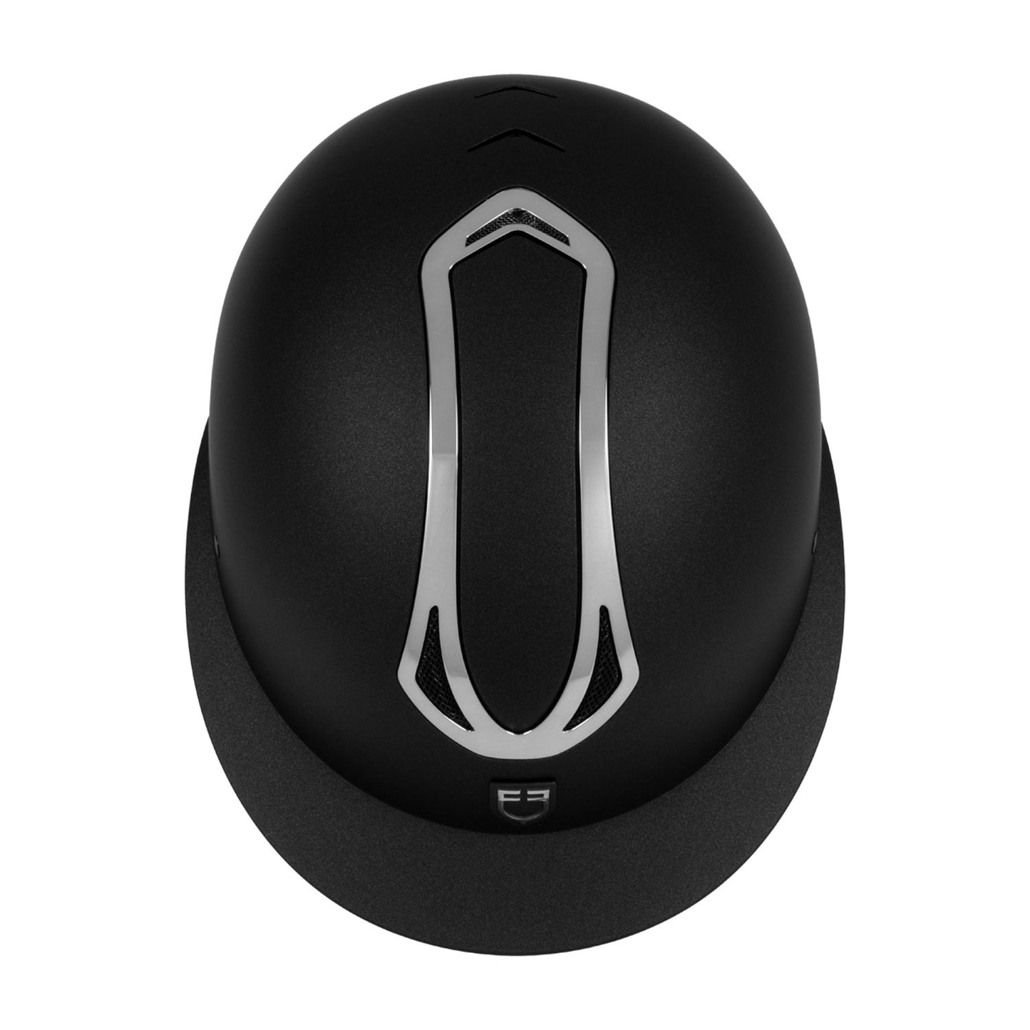 Casco de mujer con visera ancha homologación EN 1384-2023 Equestro - Black/Gunmetal