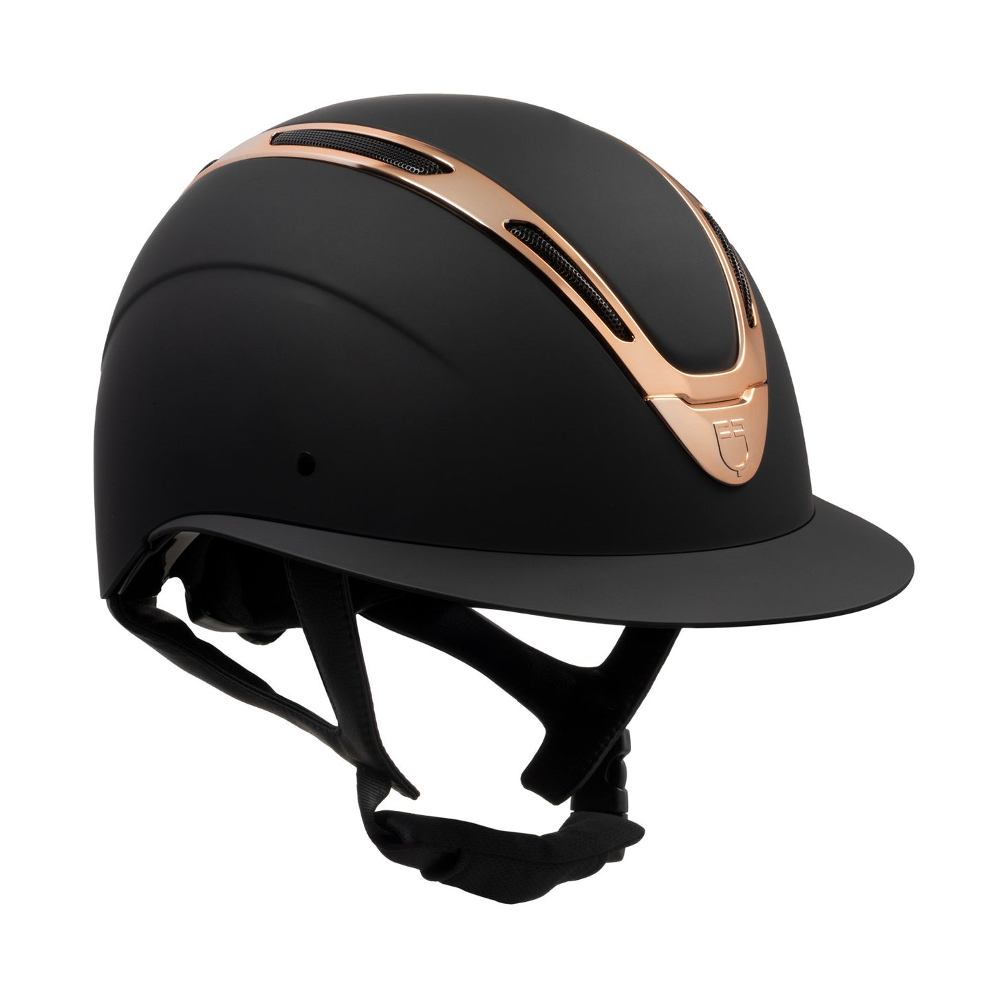 Casco Apocalypse para mujeres Equestro - Black/Rose Gold