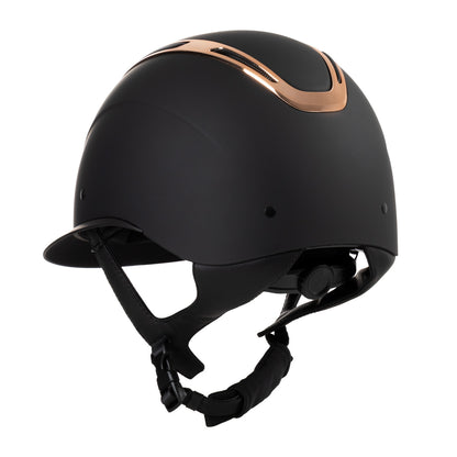 Casco Apocalypse para mujeres Equestro - Black/Rose Gold