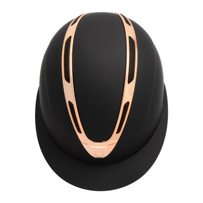 Casco Apocalypse para mujeres Equestro - Black/Rose Gold