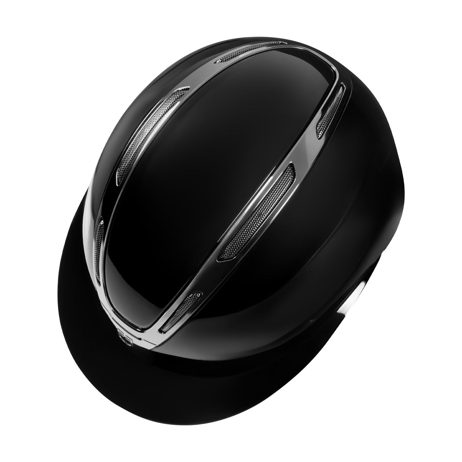 Casco Apocalypse para mujer con carcasa brillante Equestro - Black/Gunmetal