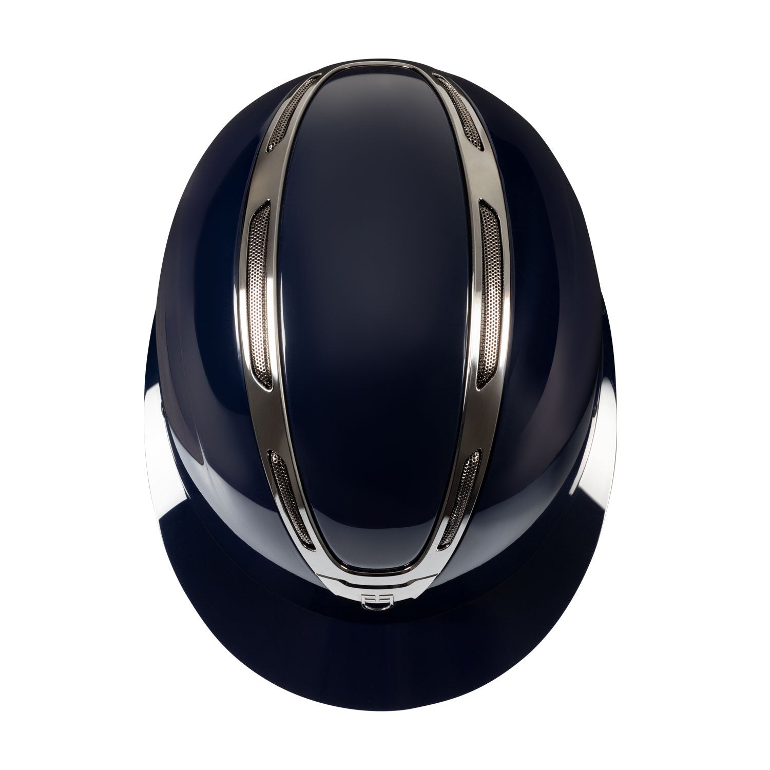 Casco Apocalypse para mujer con carcasa brillante Equestro - Navy/Gunmetal
