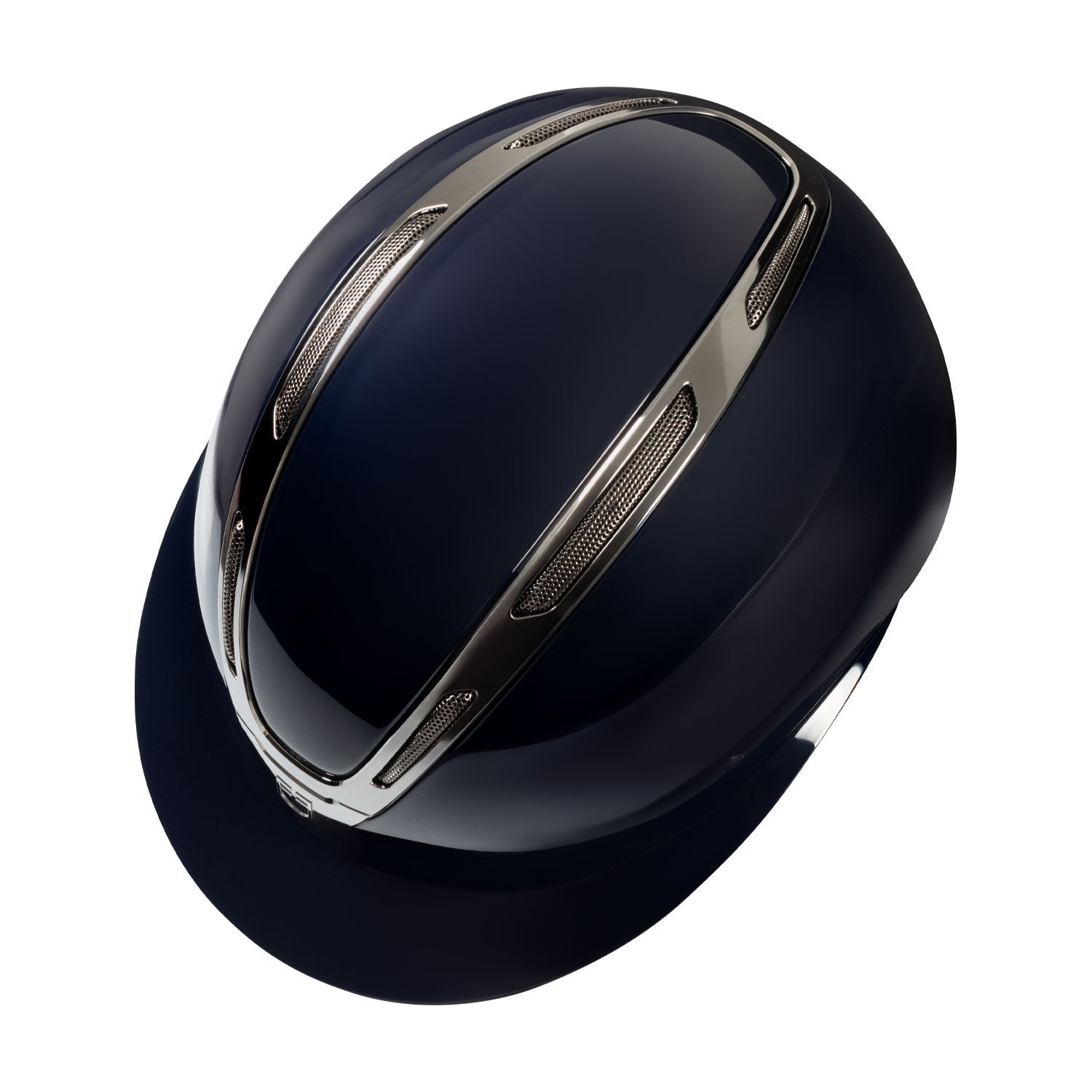Casco Apocalypse para mujer con carcasa brillante Equestro - Navy/Gunmetal