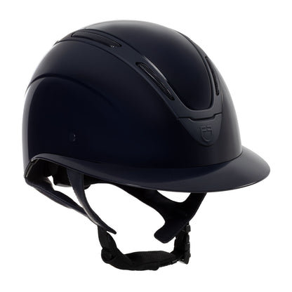 Casco Apocalypse para mujer con carcasa brillante Equestro - Navy/Navy