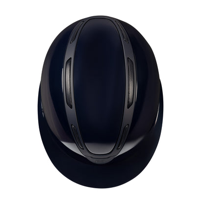 Casco Apocalypse para mujer con carcasa brillante Equestro - Navy/Navy