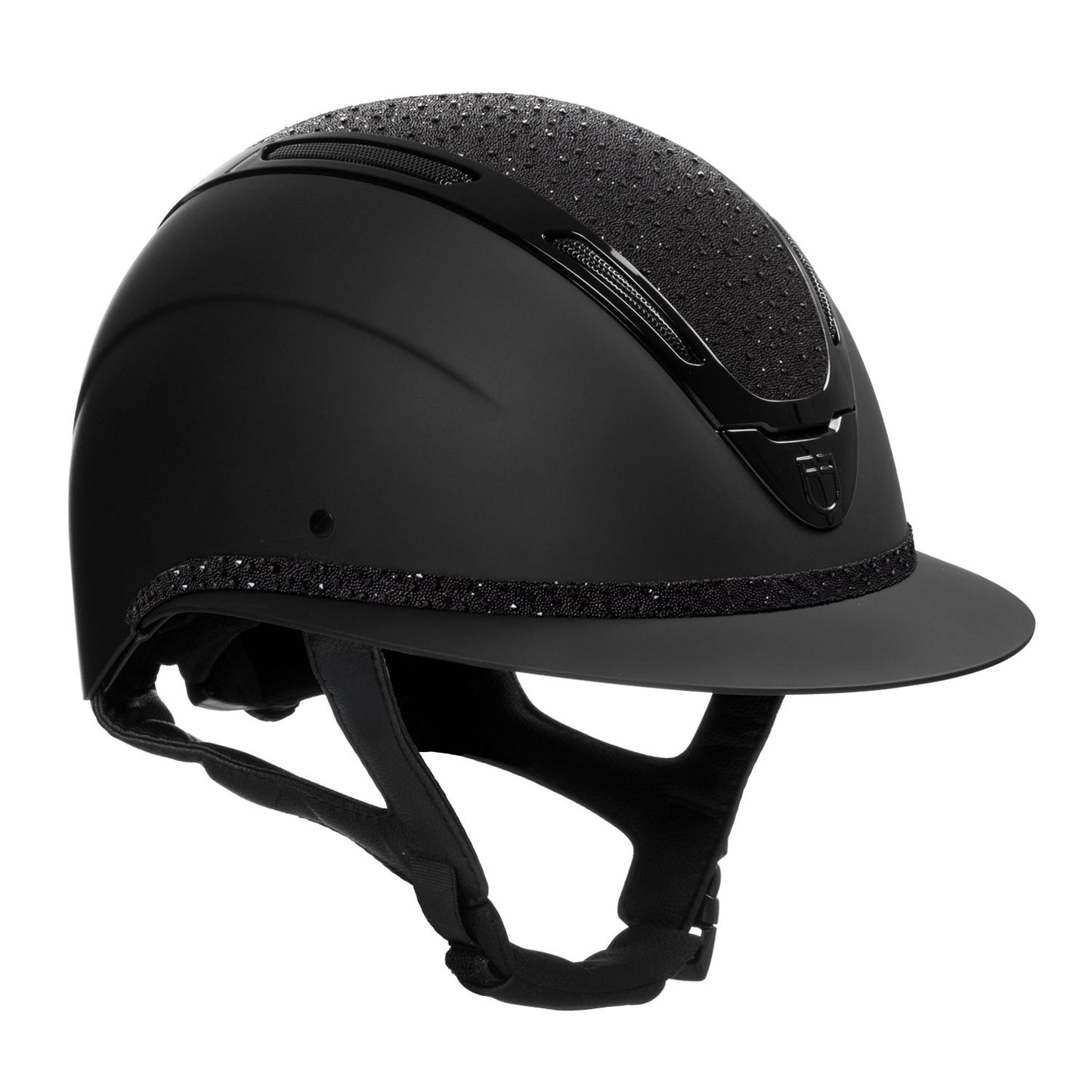 Casco Apocalypse para mujer con diamantes y calota mate Equestro