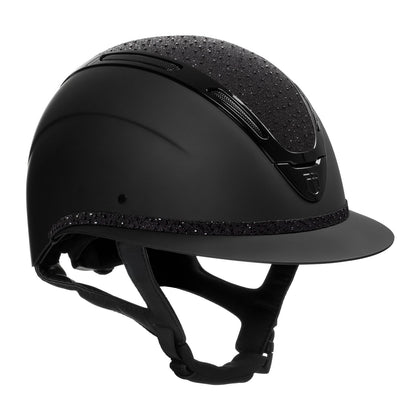 Casco Apocalypse para mujer con diamantes y calota mate Equestro