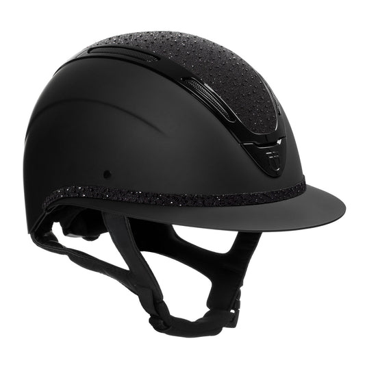 Casco Apocalypse para mujer con diamantes y calota mate Equestro