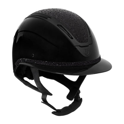 Casco Apocalypse para mujeres con diamantes y carcasa brillante Equestro