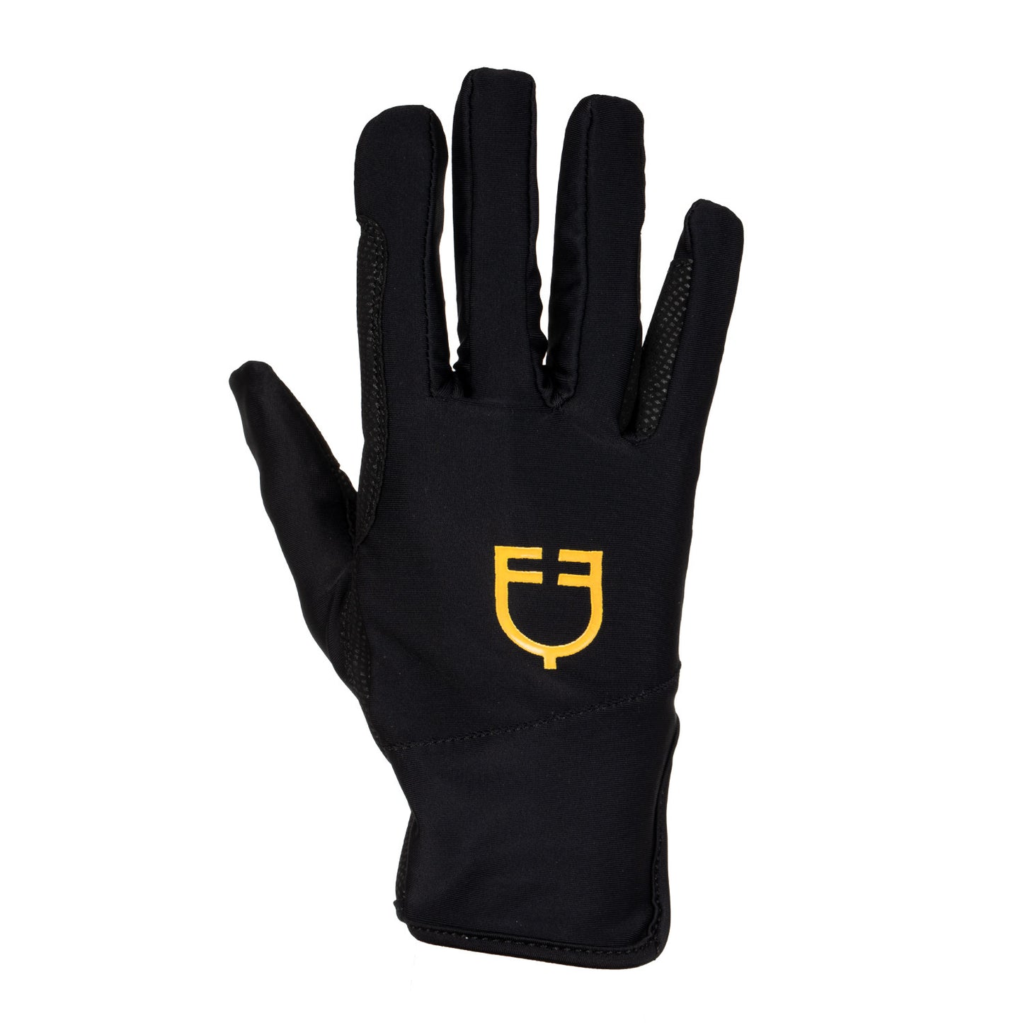 Guantes de mujer en tejido especial de elastano con logo Equestro