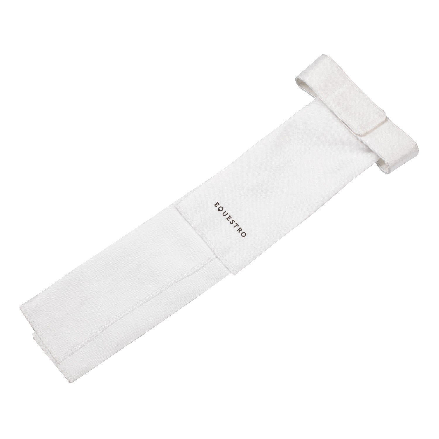 Plastrón de doma logo strass Equestro - White/White