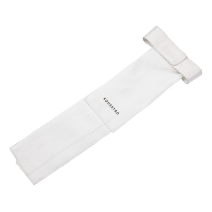 Plastrón de doma logo strass Equestro - White/White