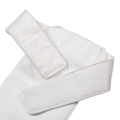 Plastrón de doma logo strass Equestro - White/White