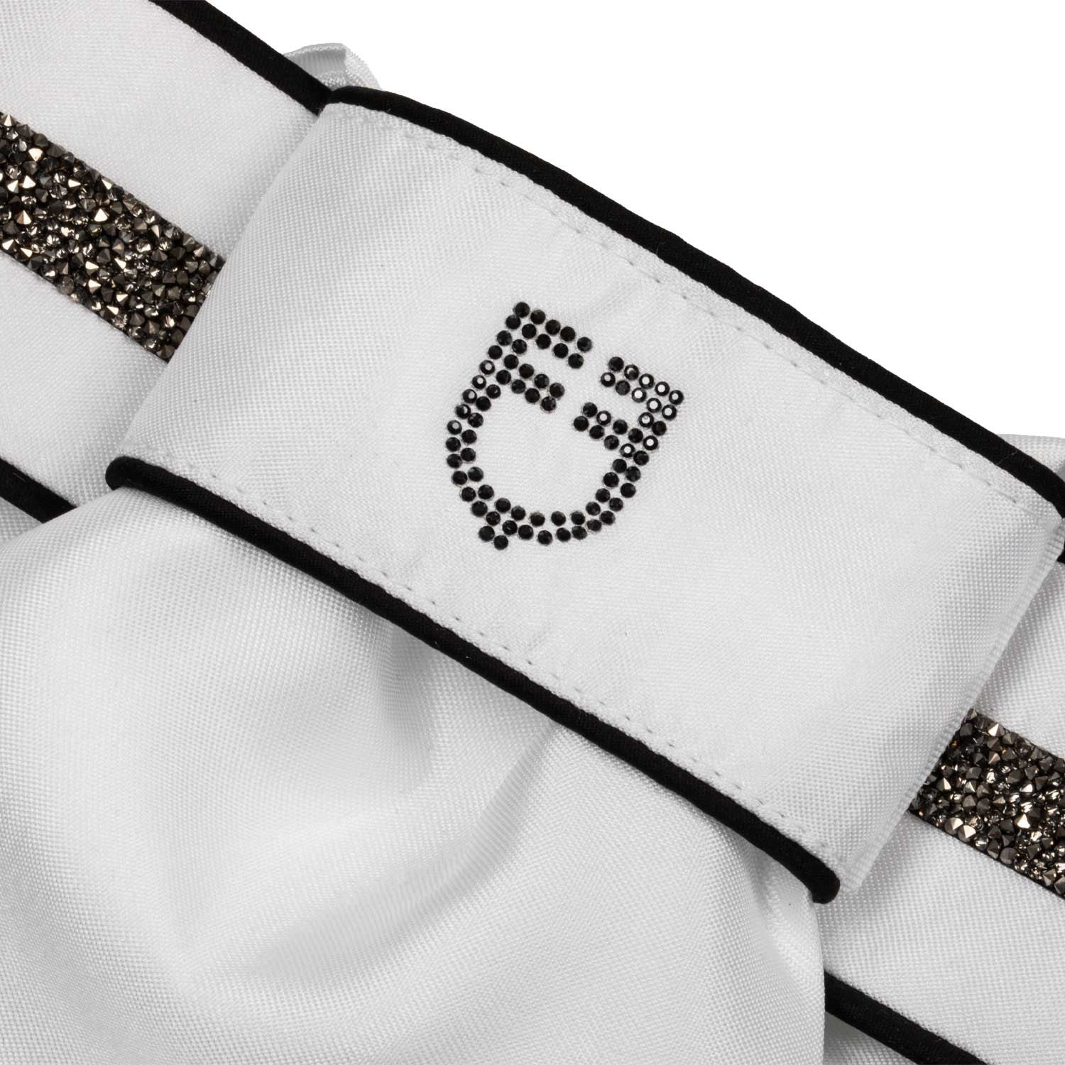 Plastrón de doma Impero Equestro - White/Black