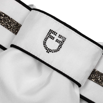 Plastrón de doma Impero Equestro - White/Black