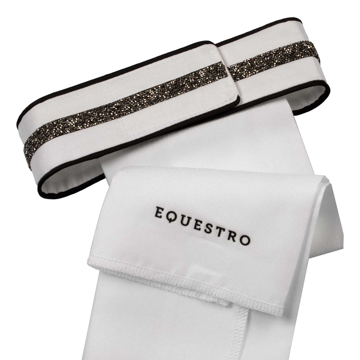 Plastrón de doma Impero Equestro - White/Black