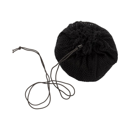Redecilla para el cabello con strass Equestro - Negro