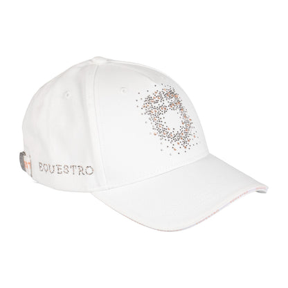 Gorra de béisbol para mujer con logo de pedrería Equestro