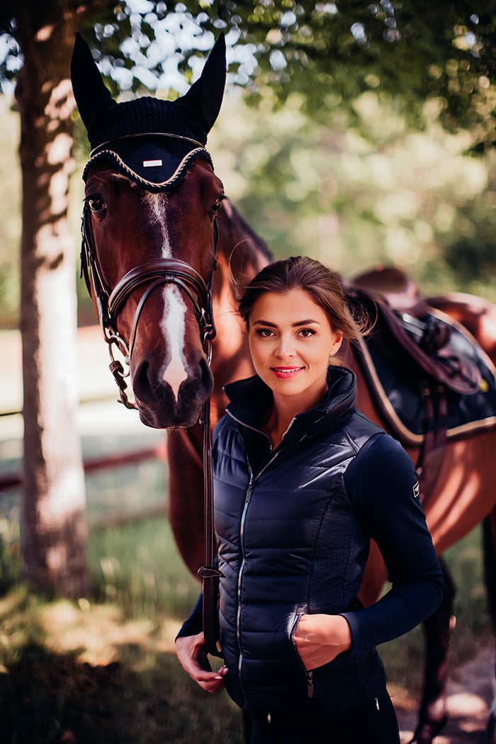 Equestrian Vest Equestrian Stockholm Equestrian Vest Navy detalle 2