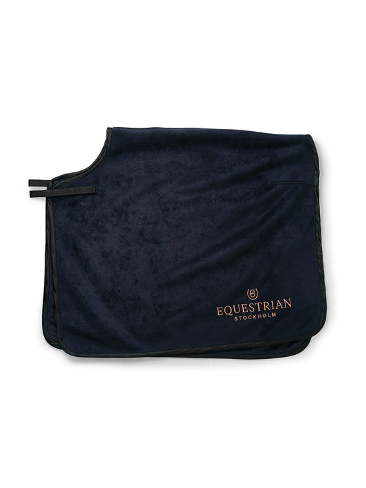 Manta para caballo Equestrian Stockholm Heavy Fleece Quarter manta Dark para equitación - vista 2