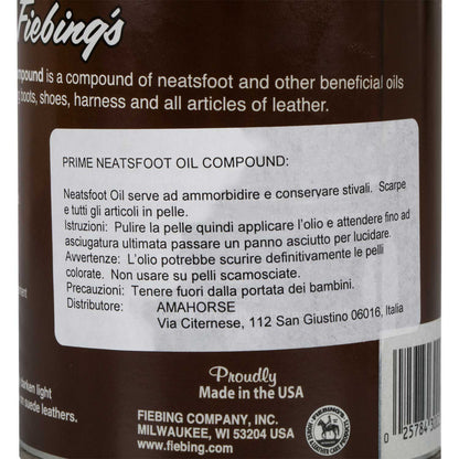 Aceite cuero compound Fiebing's 946 ml