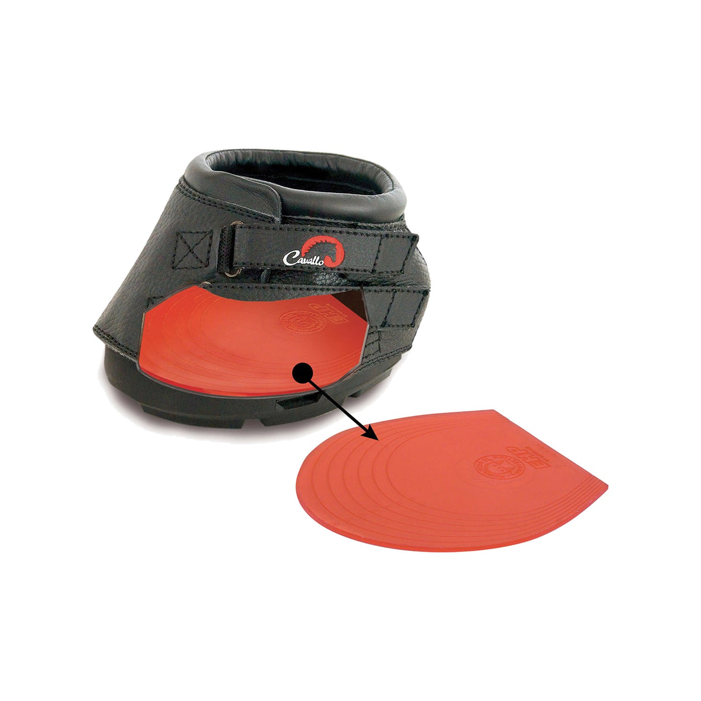 Plantillas de gel simple para botas de casco con Cavallo Cavallo Horse & Rider