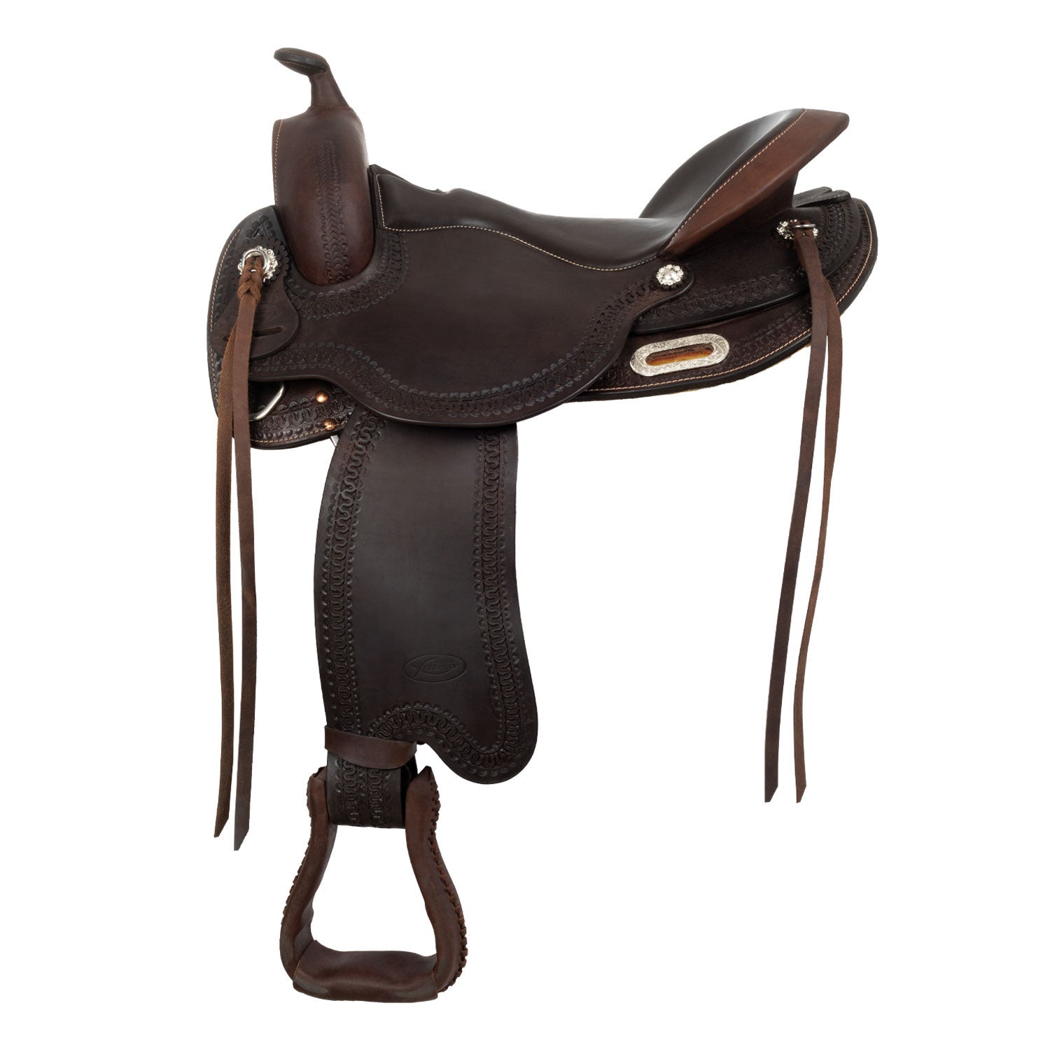 Silla Short Back de cuero de búfalo con acolchado Freemax