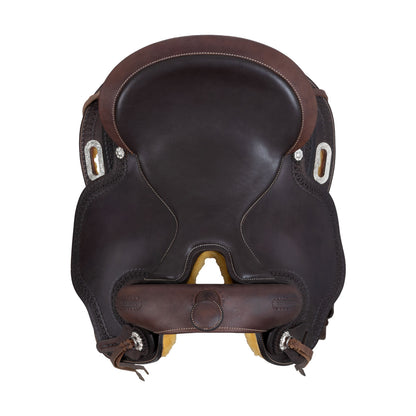 Silla Short Back de cuero de búfalo con acolchado Freemax