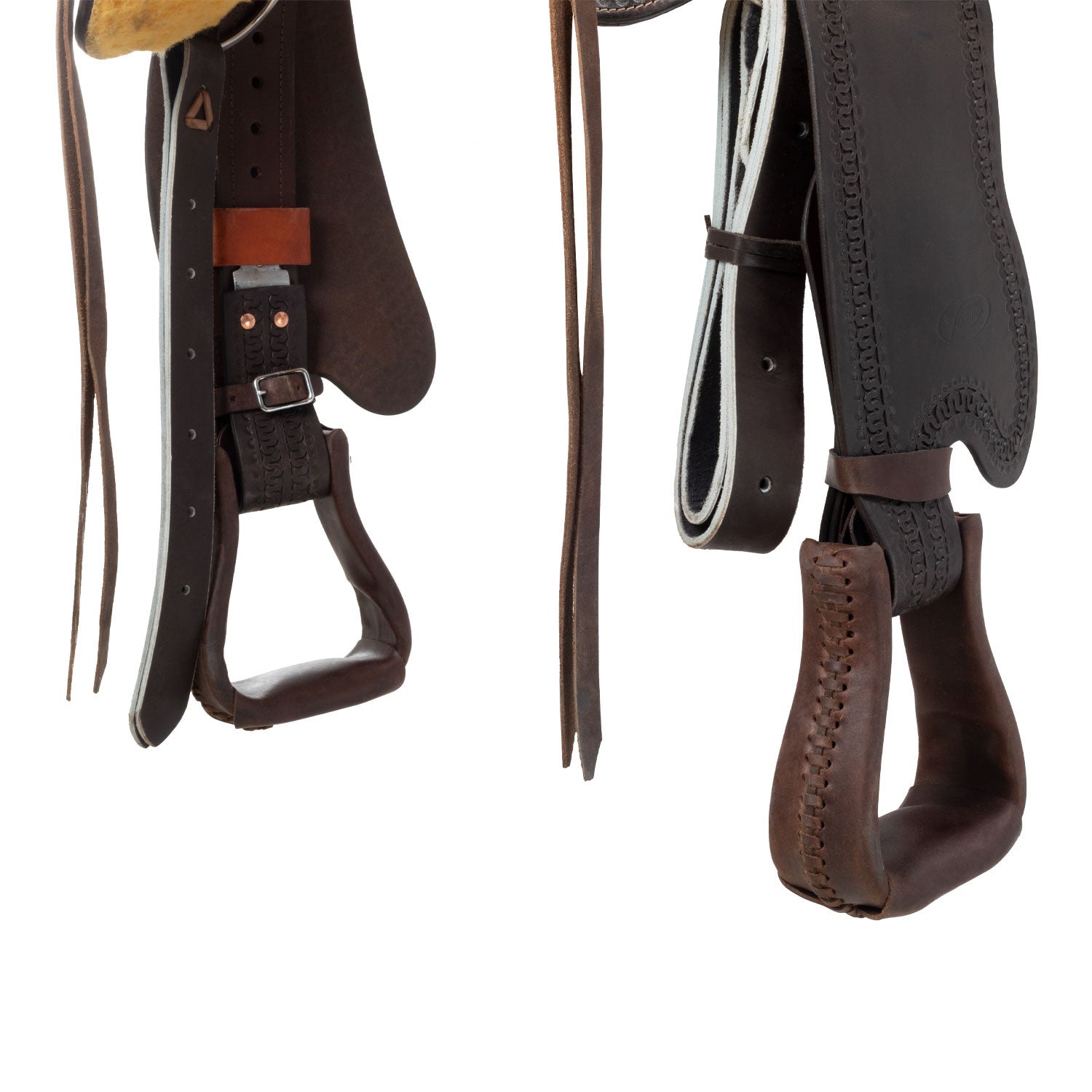 Silla Short Back de cuero de búfalo con acolchado Freemax