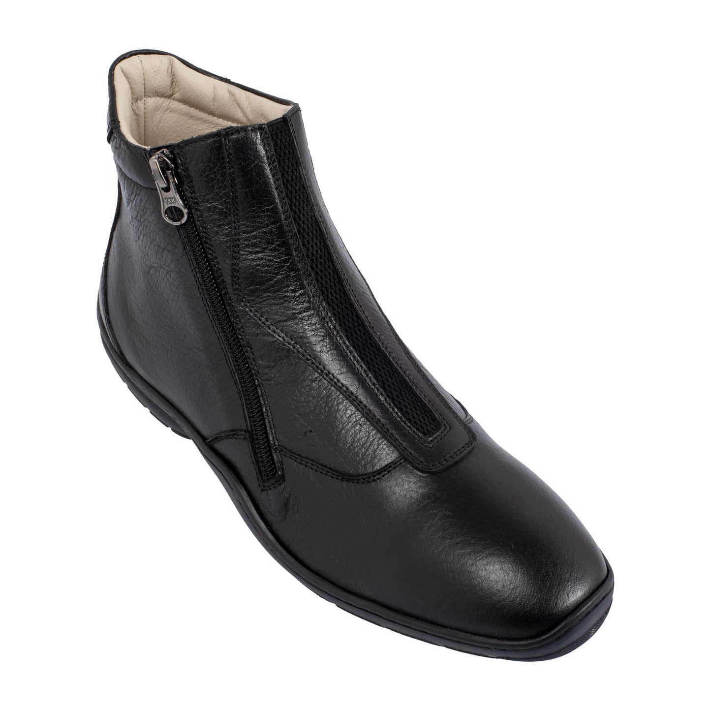 Botines Canova con piel de búfalo Franceschini - Negro