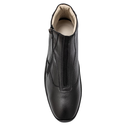 Botines Canova con piel de búfalo Franceschini - Negro