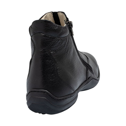 Botines Canova con piel de búfalo Franceschini - Negro