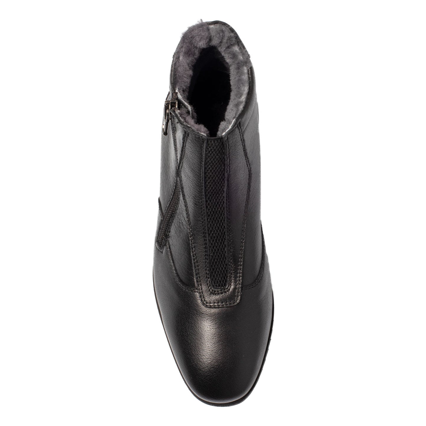 Botines canova con piel de oveja Franceschini - Negro