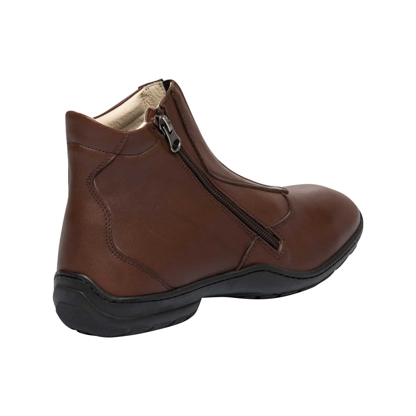 Botines Canova con piel de becerro Franceschini - Marrón