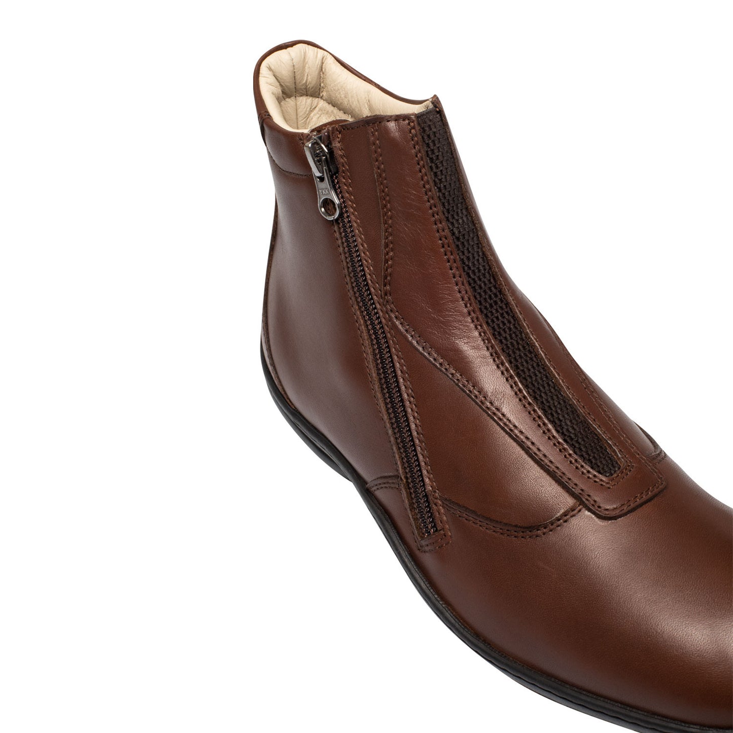 Botines Canova con piel de becerro Franceschini - Marrón