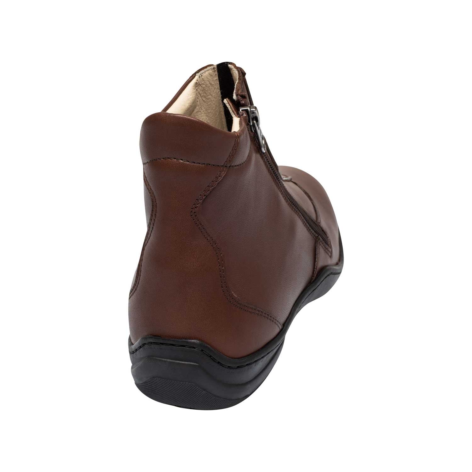 Botines Canova con piel de becerro Franceschini - Marrón