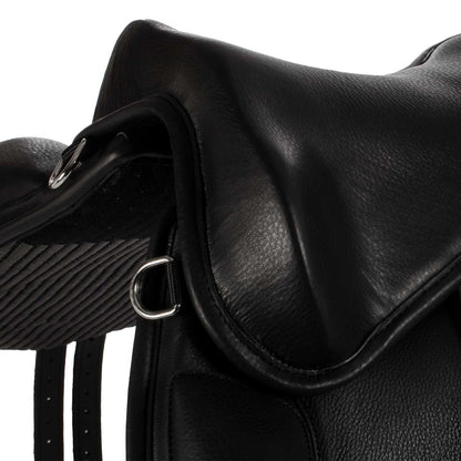 Silla Treeless Classic Trail Short Back Freeform - Negro