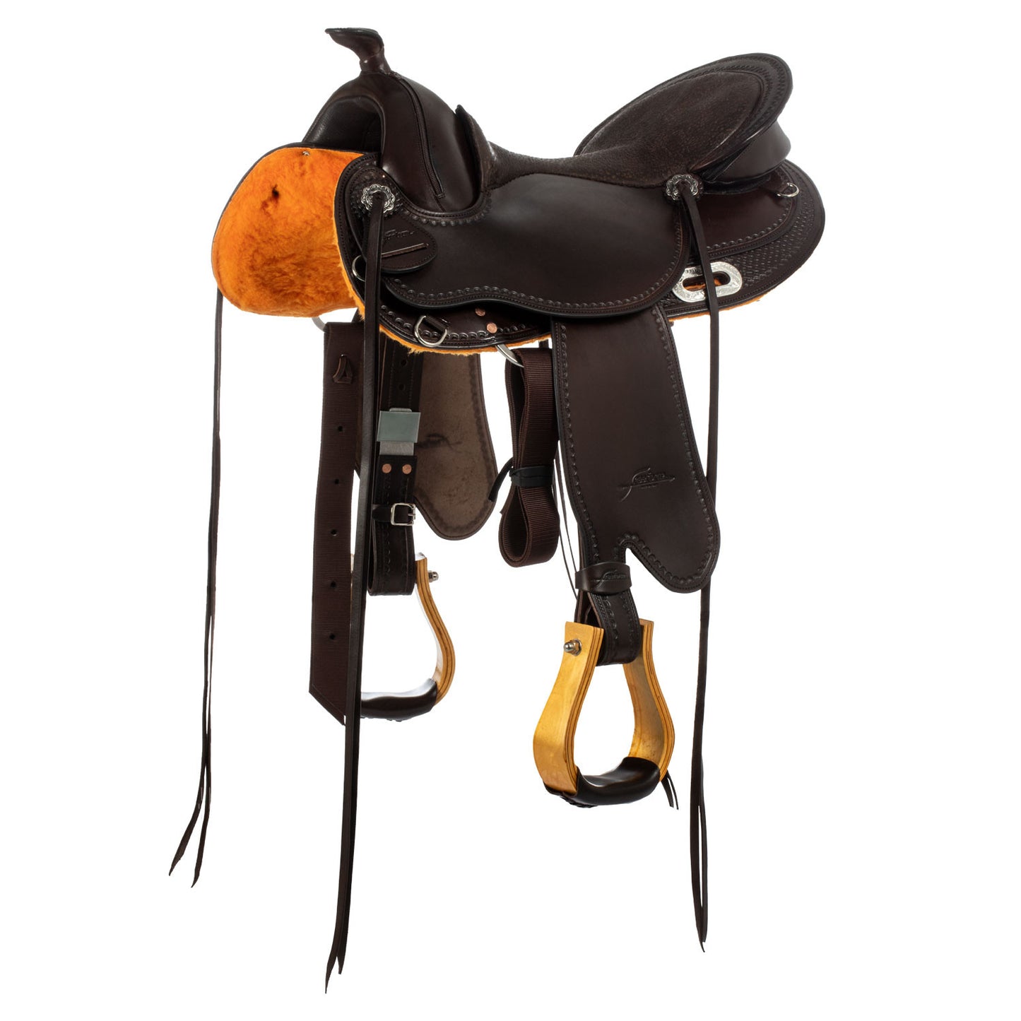 Silla sin árbol Western all round SB Freeform - Marrón oscuro