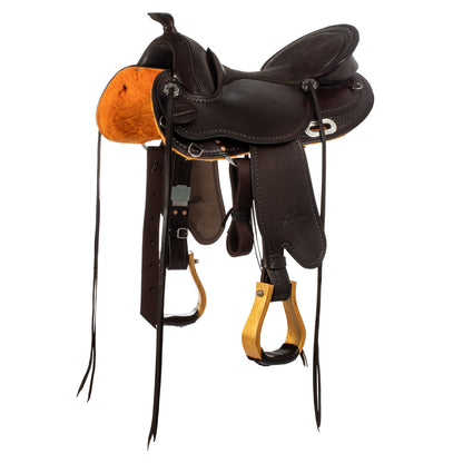 Silla sin árbol Western all round SB Freeform - Marrón oscuro