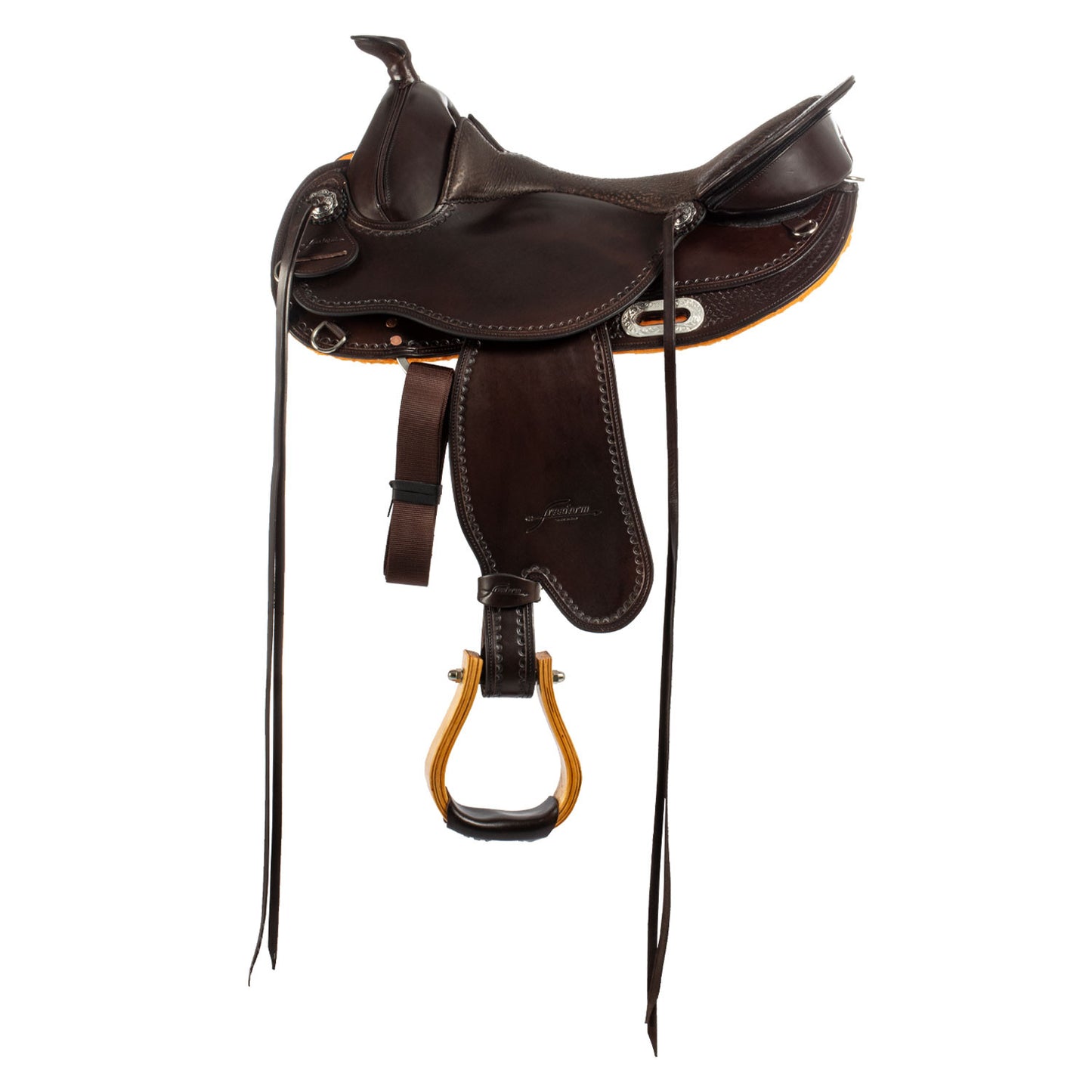 Silla sin árbol Western all round SB Freeform - Marrón oscuro